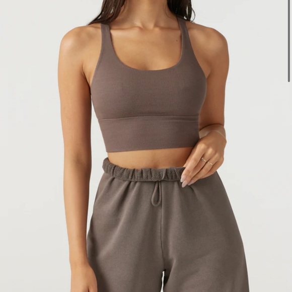 Joah Brown Other - Joah Brown Varsity Tank in Mauve Flexrib